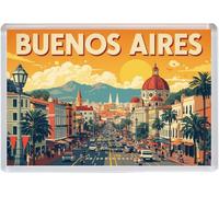 Buenos Aires - Argentina - Jumbo Artistic Fridge Magnet 96 x 67mm BBSFHM3171