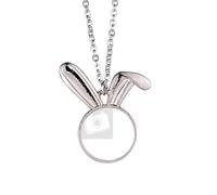 Buenos Aires Argentina National Emblem Rabbit Necklace Pendant Bunny Animal Jewelry Gift