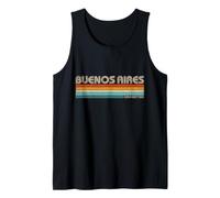 Buenos Aires Argentina Retro Holiday Vacation Souvenirs Tank Top