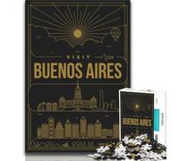 Buenos Aires California 1000 Pieces Jigsaw Puzzles For Teens And Adults,Educational Toys Is Ideal As A Gift for The Whole Family 38x26cm