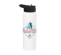 Buenos Aires City Argentina Retro Tango Vintage Souvenir Stainless Steel Insulated Water Bottle