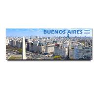 Buenos Aires Panoramic Fridge Magnet Argentina Travel Souvenir Obelisk on 9 July Avenue