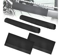 BUENTYA 4 Pcs Bike Chainstay Protector, Neoprene Chainstay Protector Durable Black Gear Chainstay Protector Bicycle Frame Chain Guards Chain Cover Bicycle Accessories for Protect Bicycle Chain