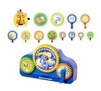 Buerfu Connecting Toys,Interactive Electric Educational Game - Electric Gear Building Toy Set - for Children Boy Family Friends Students Home Indoor Study School
