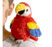 Buerfu Pirate Bird 3.9 Inch Magnetic Plush Cosplay Prop | Stuffed Parrot On Shoulder for Boys Girls Adults Theme Party Stage Performance Daily Outing Photography