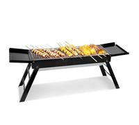 Buerfu Portable Charcoal Grill,Folding Barbecue Grill | Portable BBQ Outdoor Cooking Equipment for Picnic Tailgating Garden Hiking Beach Backpacking Camping