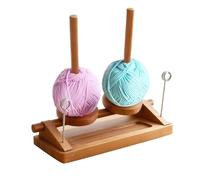 Buerfu Yarn Holder for Knitting | Double Winder Thread Organizer Dispenser - Yarn Ball Holder Stand | for Women Adults Beginners Mom Grandma Blocking Crocheters Crochet Sewing Craft Supplies