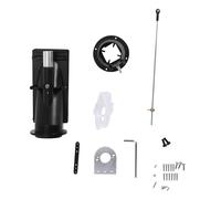 Buerjia 40mm Water Jet Thruster Power Sprayer Pump Water Jet Pump with 3 Blades Propeller Fit 775 Motor for RC Jet Boat,Black