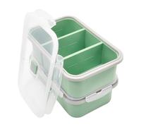 BUERPINKING Soup Freezer Containers, Silicone Freezer Tray with Lid, Reusable Meal Prep Containers Stackable for Food, Storing Broth Sauce Yoghurt, Soup Ice Cube Trays