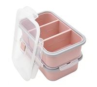 BUERPINKING Soup Freezer Containers, Silicone Freezer Tray with Lid, Reusable Meal Prep Containers Stackable for Food, Storing Broth Sauce Yoghurt, Soup Ice Cube Trays