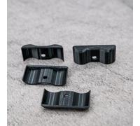 Bürstner TEC End Caps Set of 4 Black Suitable for Piping Strip Caravan | Replacement end piece right/left to trim Bürstner Tabbert TEC vintage car replacement part caravan camping