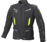 Büse Agadir Motorcycle Textile Jacket, black/yellow, size Short 29