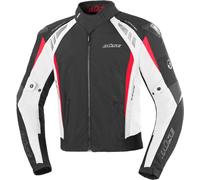 Büse B.Racing Pro Motorcycle Textile Jacket, black/white/red, size XS