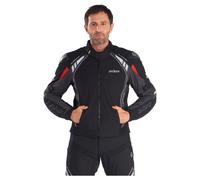 Büse B.Racing Pro Motorcycle Textile Jacket, black-red, size 2XL