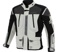 Büse Grado Pro Waterproof Motorcycle Textile Jacket, light grey/black, size 58