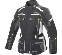 Büse Highland II, textile jacket waterproof women 58 Black/Light Grey/Dark Grey