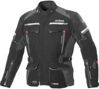 Büse Highland II, textile jacket waterproof 30 Black/Dark Grey/White