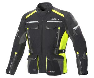 BÜSE Highland II Textile Jacket men Polyamid Black/Neon yellow, 62