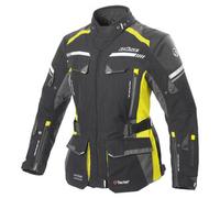 Büse Highland 2 Ladies Motorcycle Textile Jacket, black-grey-yellow, size 46 for Women