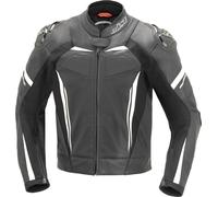 Büse Imola Motorcycle Leather Jacket, black/white, size Short 26