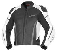 BÜSE Le Mans Pro LE men leather jacket unisex Black/White/Grey, 54