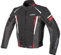 Büse Miles Waterproof Motorcycle Textile Jacket, black/red, size M