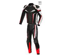 Büse Mille Two Piece Motorcycle Leather Suit, black-red, size 52 for Men