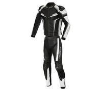 BÜSE Mille Leather Suit 2-Piece Suit men Black/White/Grey, 48