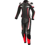 Büse Mille Two Piece Ladies Motorcycle Leather Suit, black/red, size 34