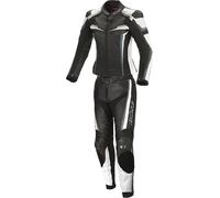 Büse Mille Two Piece Ladies Motorcycle Leather Suit, black/red, size 44