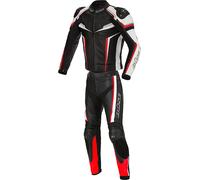 Büse Mille Two Piece Motorcycle Leather Suit, black/red, size 48