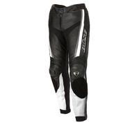 Büse Mille Ladies Motorcycle Leather Pants, black-white, size M for Women
