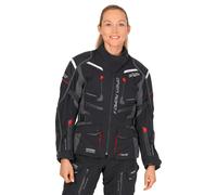 BÜSE Open Road II Ladies Textile Jacket women Polyamid Black/Grey/Red, 56
