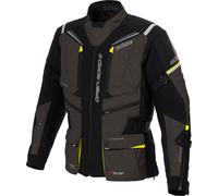 Büse Open Road III Waterproof Ladies Motorcycle Textile Jacket, black-grey-yellow, size 40 for Women