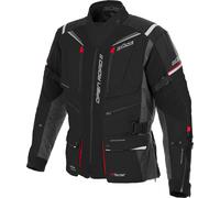 Büse Open Road III Waterproof Ladies Motorcycle Textile Jacket, black-red, size 50 for Women