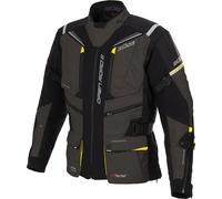 Büse Open Road III Waterproof Motorcycle Textile Jacket, black-grey-yellow, size 48 for Men