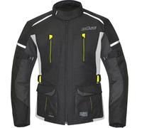Büse Rider Waterproof Motorcycle Textile Jacket, black/grey/neon, size XL