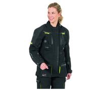 Büse Storm, textile jacket waterproof women 36 Black/Neon-Yellow