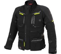Büse Storm, textile jacket waterproof 52 Black/Neon-Yellow