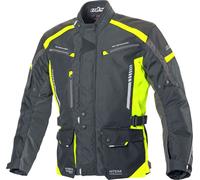 Büse Torino II, textile jacket waterproof S Black/Neon-Yellow