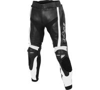 Büse Track Ladies Motorcycle Leather Pants, black/white, size 20