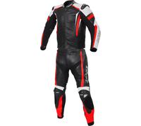 Büse Track Two Piece Ladies Motorcycle Leather Suit, black/red, size 40