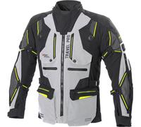 Büse Travel Pro, textile jacket waterproof 48 Black/Light Grey/Neon-Yellow