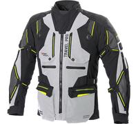 Büse Travel Pro, textile jacket waterproof 56 Black/Light Grey/Neon-Yellow