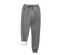 Buetory Women's Fleece Lined Sweatpants Thermal Joggers with Pockets Warm Winter Lounge Yoga Workout Running Pajamas Pants(Dark Grey,X-Large)