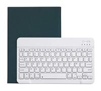 Bueuwe Keyboard Case for Huawei Matepad 10.4 2020 - French AZERTY Keyboard, Removable 7-Colour Keyboard with Backlit and Pen Holder, BAH3-AL00/BAH3-W09, Dark Green