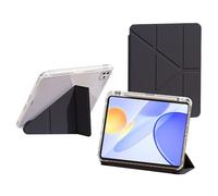 Bueuwe Keyboard case for Huawei MatePad 11.5-inch (2026 model),with Pencil Holder, Solid Y-Fold Stand Cover with Full Clear Hard Back Shell,Mystic Black