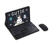 Bueuwe Keyboard Case for Lenovo Tab P11 Plus 2021 / Tab P11 2020 11 Inch TB-J616F TB-J616X TB-J606F TB-J606X, 7 Color Backlit, Detachable Bluetooth Keyboard with Touchpad,Black