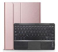 Bueuwe Keyboard Case for Samsung Galaxy Tab S5e 10.5 2019 with Touchpad, Wireless Detachable Keyboard with Protective Cover,Rose gold