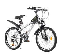 Bueuwe Kids Bike 20" / 24", Children Bicycle with Adjustable Seat & Handlebar, Suitable for Boys Girls Aged 6-13 Years Old,White,24inch